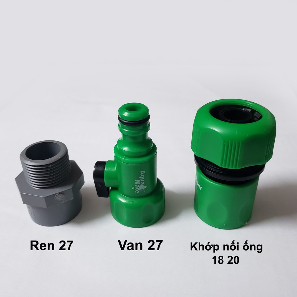 Van khóa nước 21, 27 có chân khớp nối nhanh