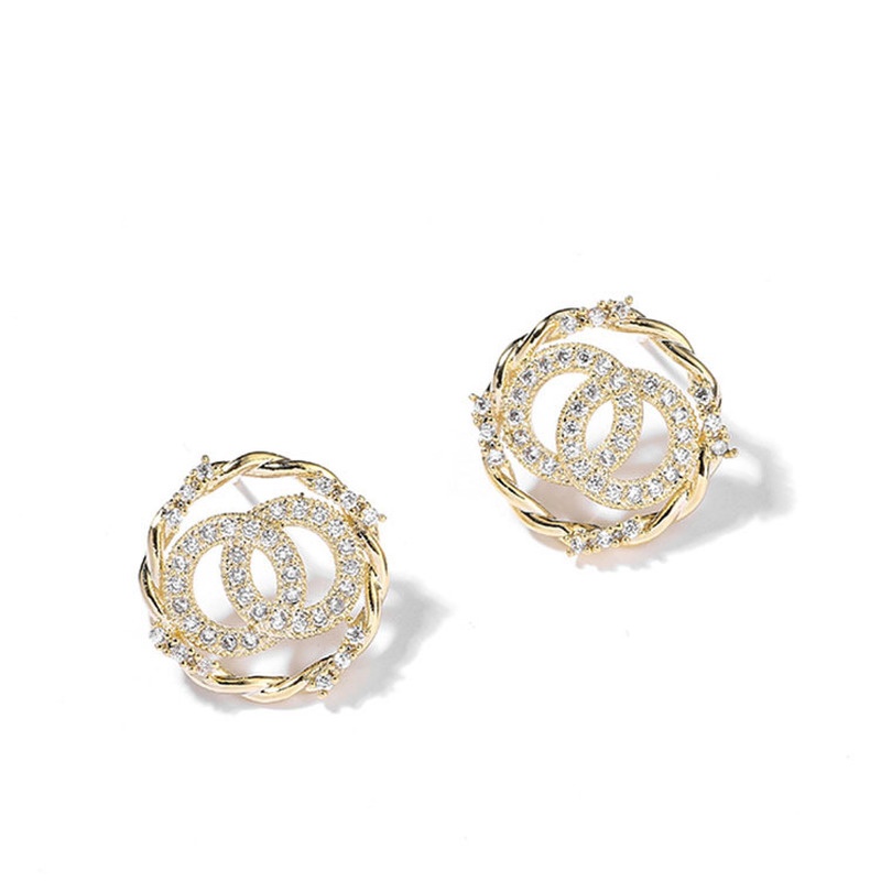 Bông Tai Nữ Dáng Dài Đính Đá Sang Trọng