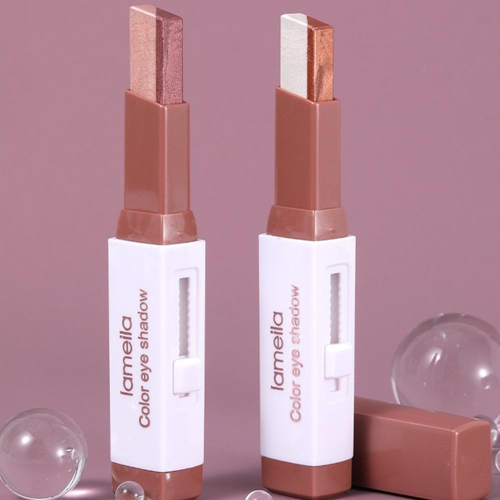 [Hàng mới về] Phấn mắt dạng thỏi Lameila Y2N8 2 màu gradient long lanh