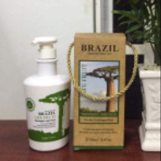 KEM HẤP DẦU PHỤC HỒI TÓC HƯ TỔN KARATIN BRAZIL LIFE FRUIT 550ML