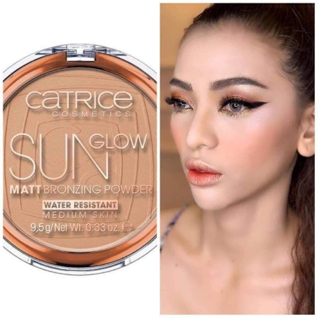 Phấn tạo khối Bronzer Catrice Sun Glow Matt Bronzing Powder