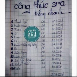 Combo kem khách đặt