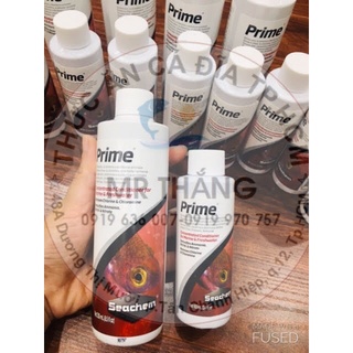 Seachem Prime 250ml; 500ml (dung dịch khử Clo, Cloramin; NH3, NO2, NO3 cho nước)