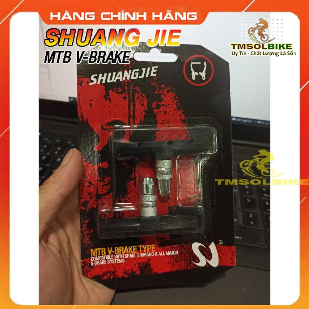 Má Phanh Xe Đạp Địa Hình HUANGJIE MTB V-BRAKE TYPE Má Phanh V Xe Đạp Leo Núi