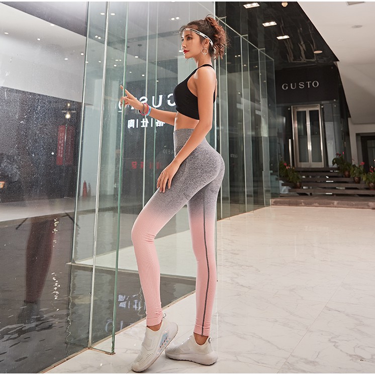 Quần legging tập thể thao nhiều màu sắc thời trang cho nữ