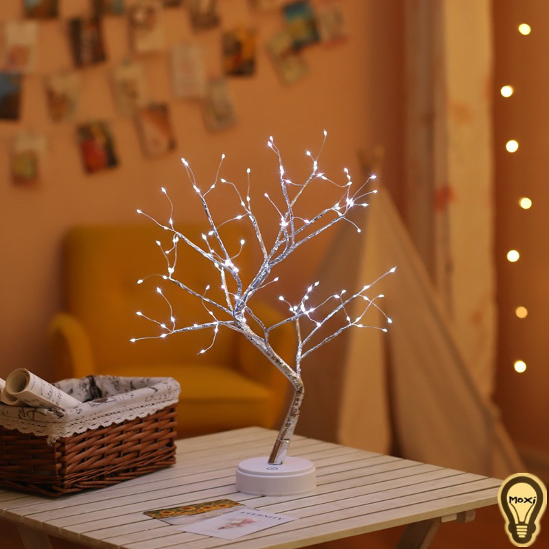 [ Best Seller ] Đèn LED trang trí hình cây, decor·phòng dùng Pin hoặc USB nôi thất phòng ngủ