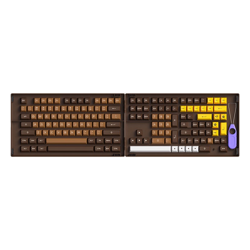 [Mã ELHAMS5 giảm 6% đơn 300K] AKKO Keycap set – Chocolate (PBT Double-Shot/ASA profile/178 nút)