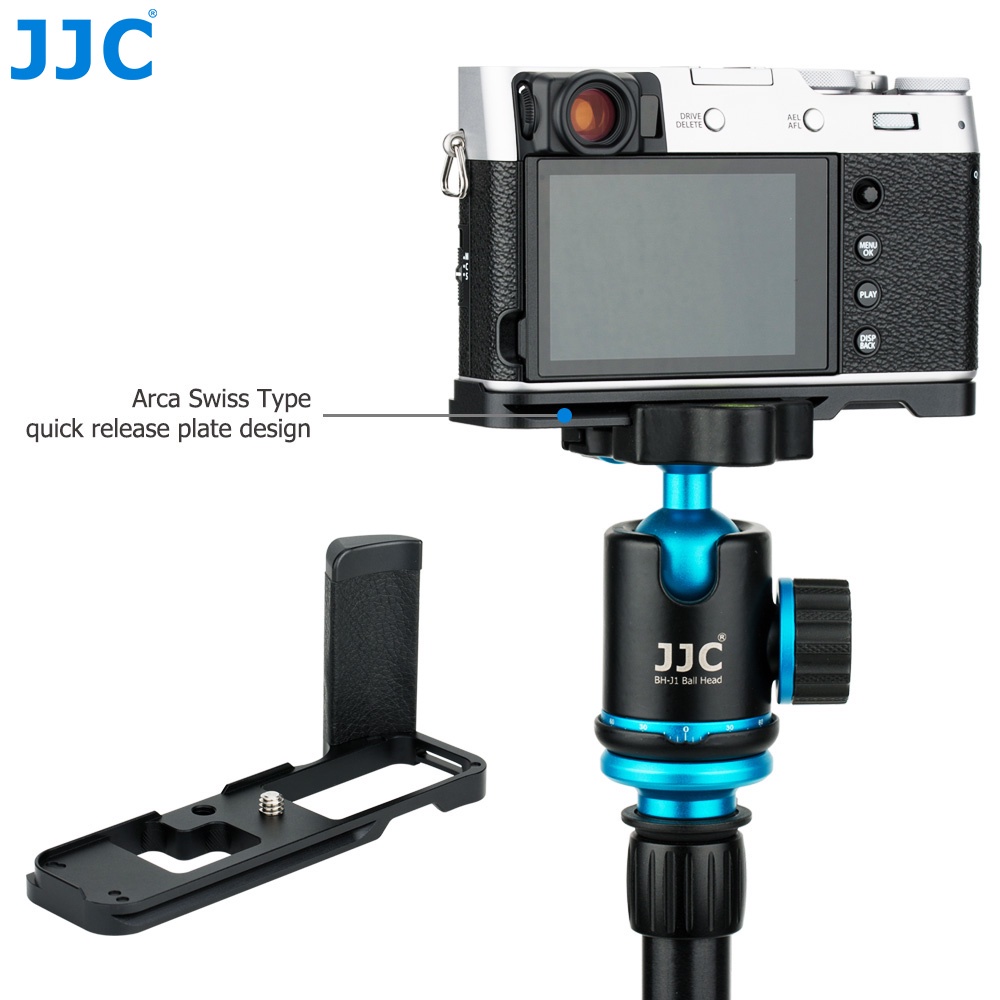 JJC HG-X100V Tay cầm máy ảnh chất liệu kim loại chuyên dụng cho Fuji Fujifilm X100V X100F