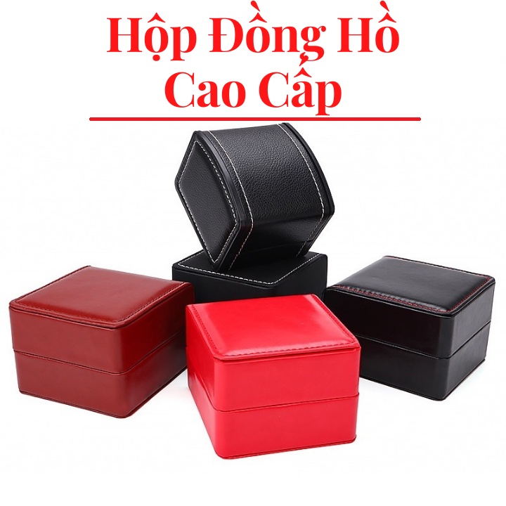 Hộp Đựng Đồng Hồ Bằng Da Cao Cấp Sang Trọng - Hộp Đựng Đồ Trang Sức - Hộp Đồng Hồ Da Đẳng Cấp Có Nhiều Mầu