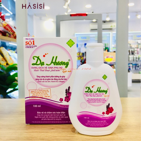 DUNG DỊCH VỆ SINH PHỤ NỮ DẠ HƯƠNG 100ML