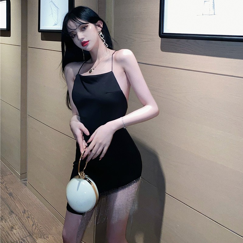 Đầm nữ dáng ôm hai dây mini  Emilyshop