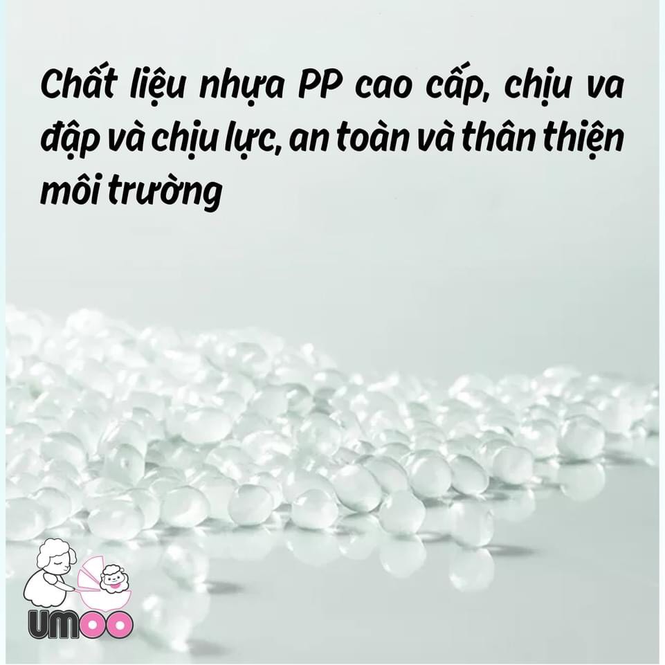 Xe chòi chân cún con Umoo màu trắng cho bé vận động vui khỏe