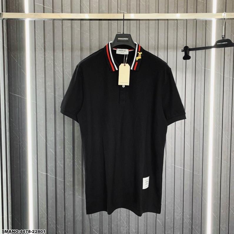 [Sẵn hàng] Áo Polo Thom Thêu Chú Chó Siêu Đẹp - Áo Thom Cổ Bẻ Siêu Chất