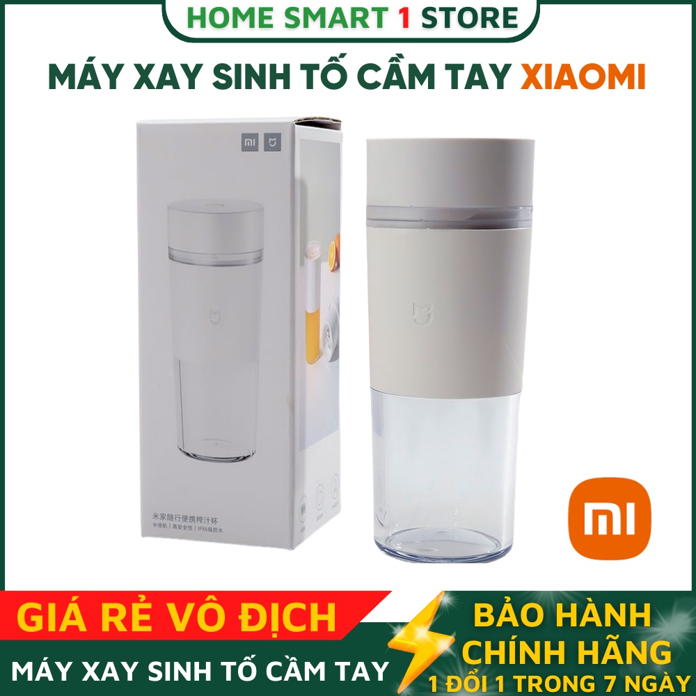 Máy xay sinh tố cầm tay Xiaomi mini , đa năng Gen 2 Sạc Pin 300 ml 4 Lưỡi thép không rỉ chống nước tiện lợi Hàng Nội Địa