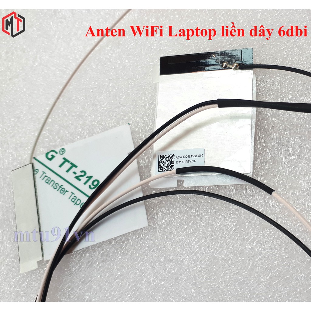 Anten Card Wifi Laptop Liền Dây chuẩn IPEX3 / IPEX4