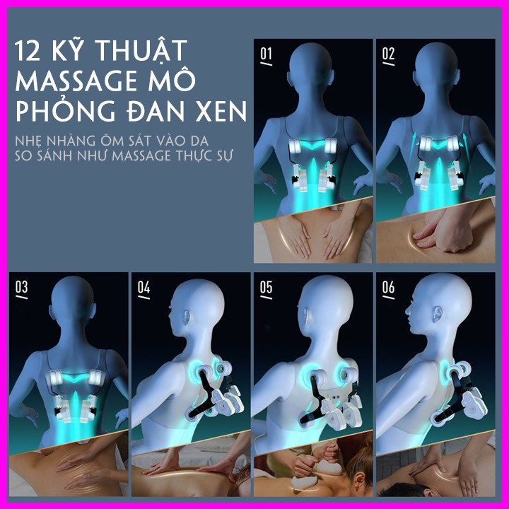 Ghế massager toàn thân cao cấp công nghệ mới 2021