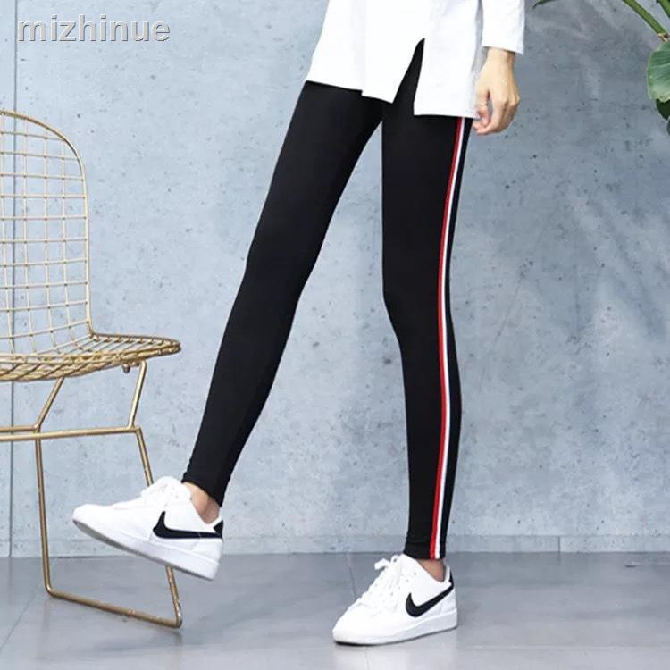 ☼❧☏Quần Legging Thể Thao Plus Size Lưng Cao Chất Liệu Cotton Phong Cách Hàn Quốc Dành Cho Nữ 45-110 KG | BigBuy360 - bigbuy360.vn