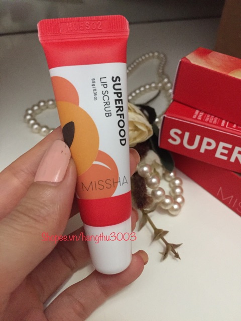 Tẩy Tế Bào Chết Môi Missha Superfood Apricot Lip Scrub | BigBuy360 - bigbuy360.vn