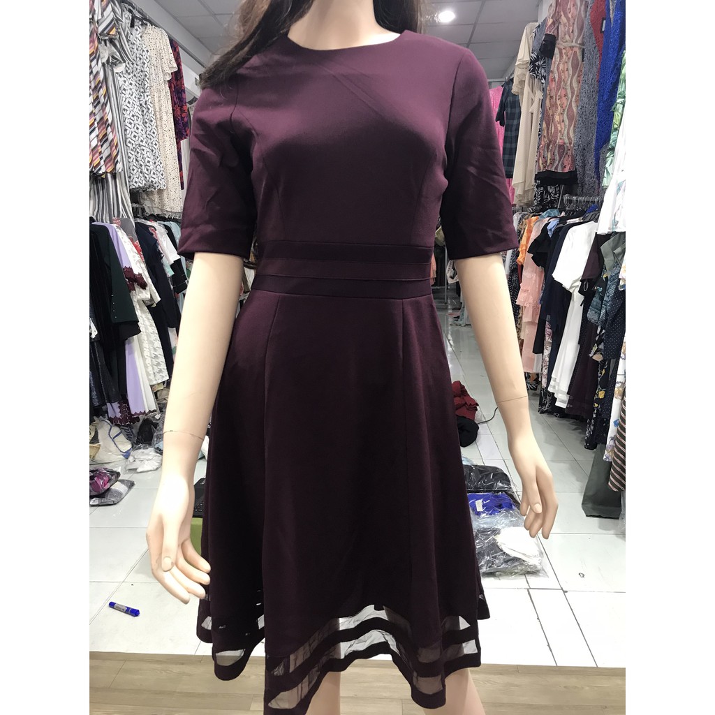 Đầm Clavin Klein trơn vnxk (