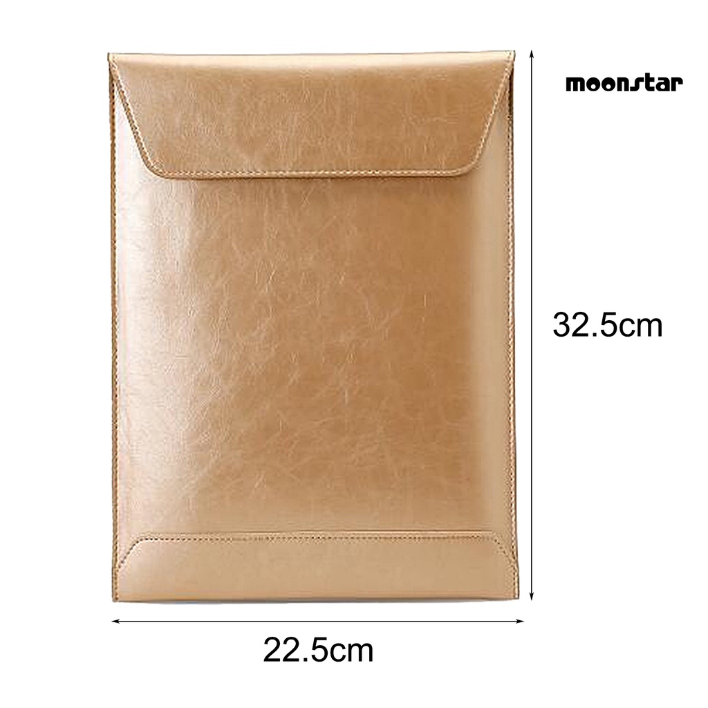 MO 5Pcs/Set Envelope Design Portable Faux Leather Notebook Laptop Liner Sleeve Bag Case for Macbook Air/Pro 13 Inch