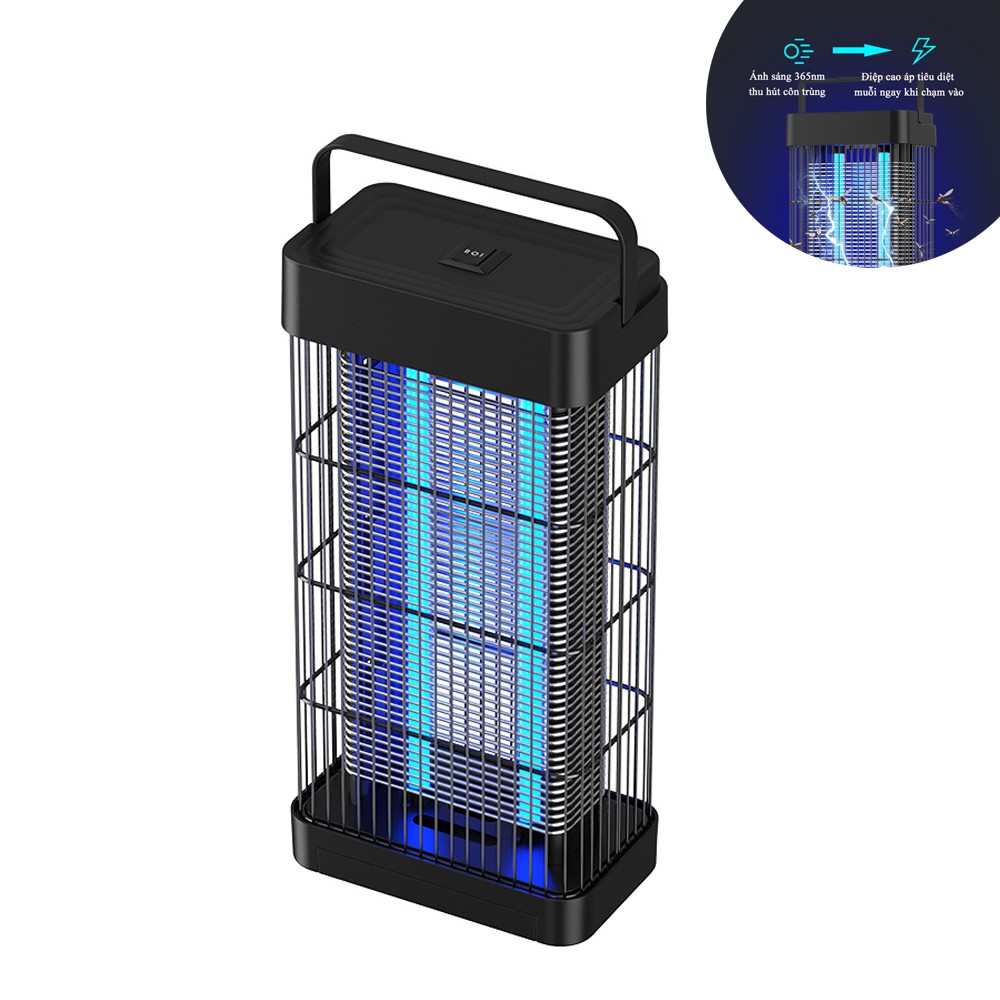 Đèn Bắt Muỗi Và Diệt Côn Trùng Công Suất Lớn 16W, Công Nghệ Ánh Sáng Sinh Học – Phiên Bản Cao Cấp