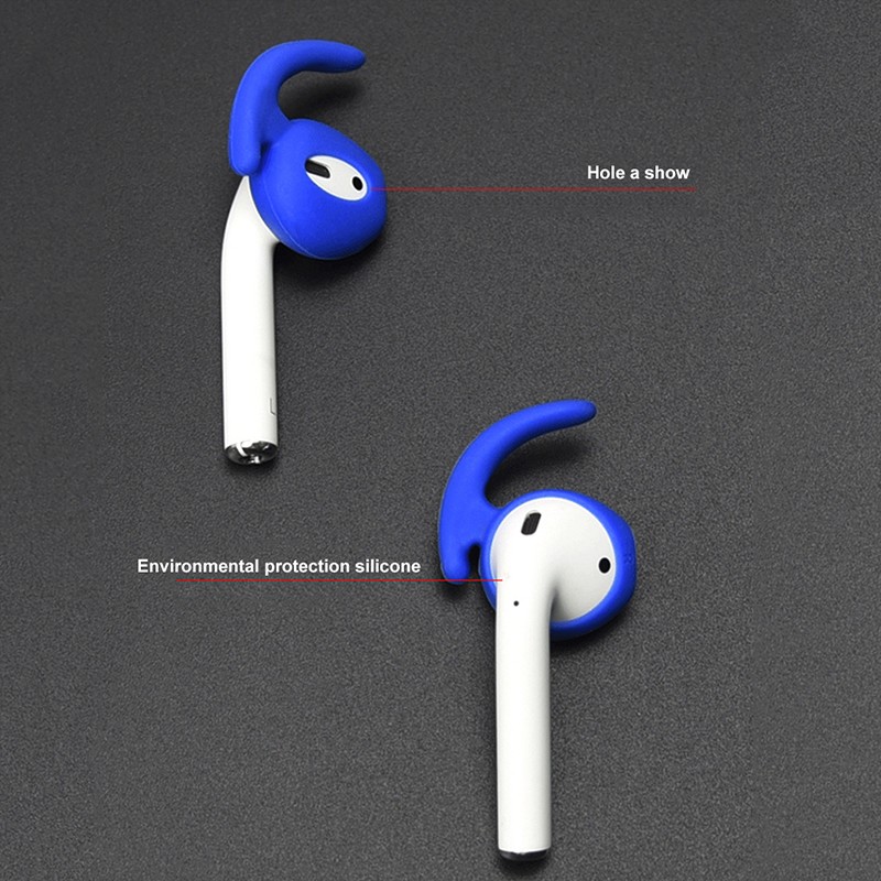 1 Cặp Vỏ Bảo Vệ Hộp Sạc Tai Nghe Airpods Bằng Silicon Mềm Chống Trượt Tiện Dụng Ốp | BigBuy360 - bigbuy360.vn