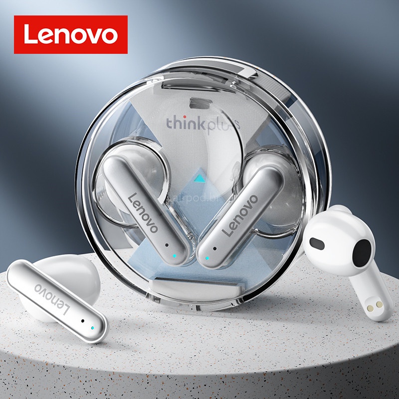 Tai nghe bluetooth Lenovo lp10 không dây với âm thanh kép bass giúp giảm tiếng ồn không thấm nước với micro 5.2