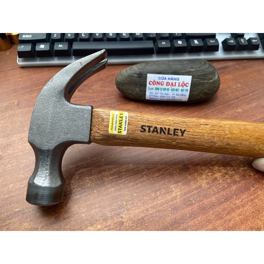 BÚA ĐÓNG NHỔ ĐINH 16OZ CÁN GỖ STANLEY