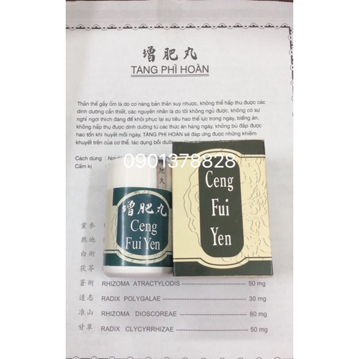 Tăng Cân Ceng Fui Yen - Tăng Phì Hoàn dây