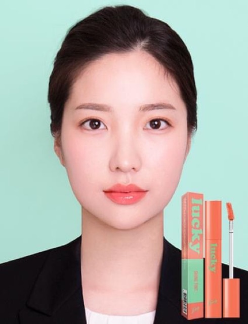 SON LUCKY SHINE TINT -01 NUDE CAM SỮA | BigBuy360 - bigbuy360.vn