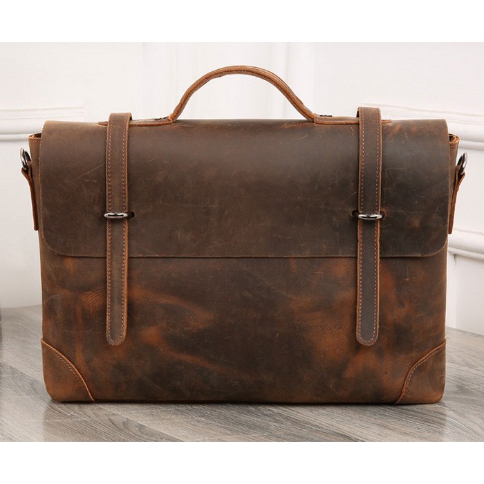 Cặp da bò Handmade THEBULL 054 | BigBuy360 - bigbuy360.vn