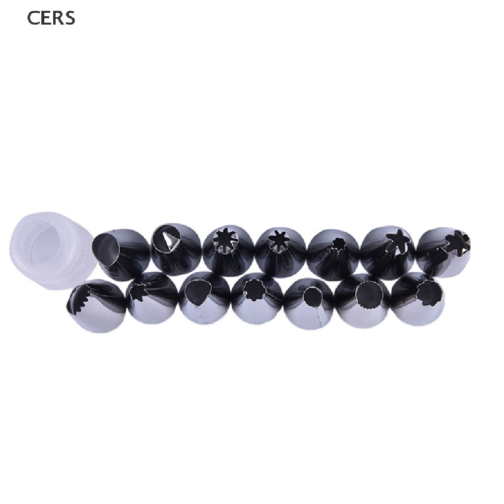 Bộ 16 Cái Túi Bắt Bông Kem Bằng Silicone Và Thép Không Gỉ DIY