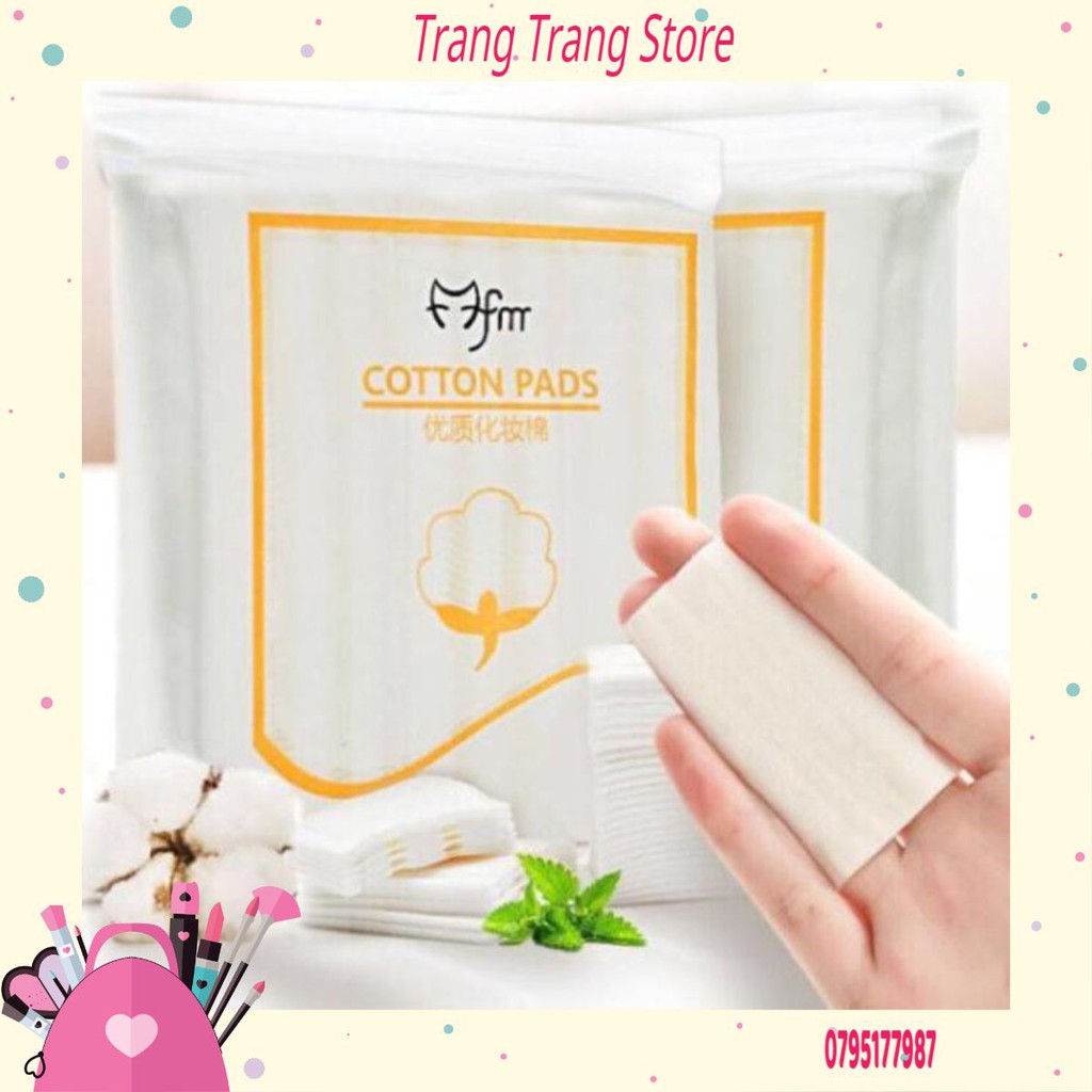 Bông Tẩy Trang Cotton 222 Miếng Hàng Nội Địa Trung