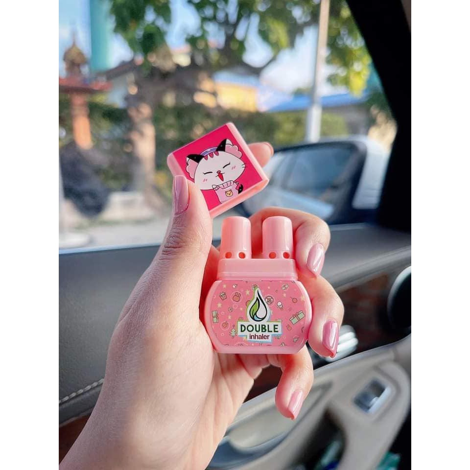 Dầu Hít Mũi 2 Đầu Thảo Dược Double Inhaler Thái Lan