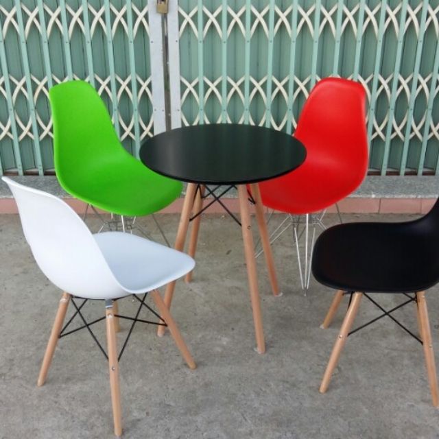 Ghế imex ( nhựa chân gỗ)