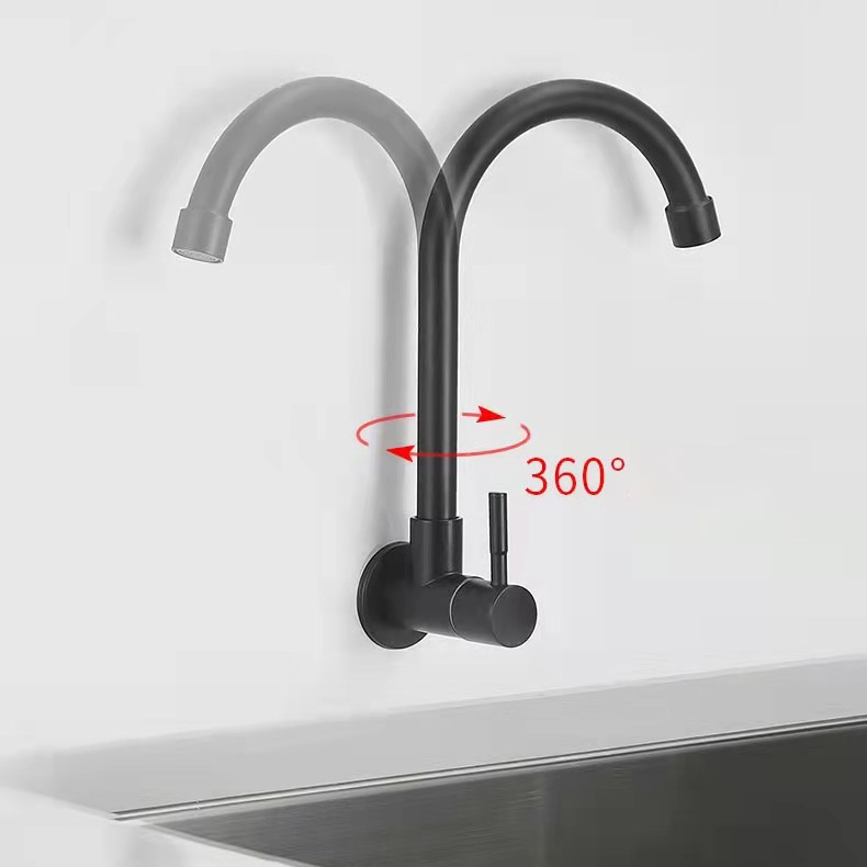 Vòi Nước Nhà Bếp BAOKEMO bkm1088 Xoay Được Bằng Thép Không Gỉ