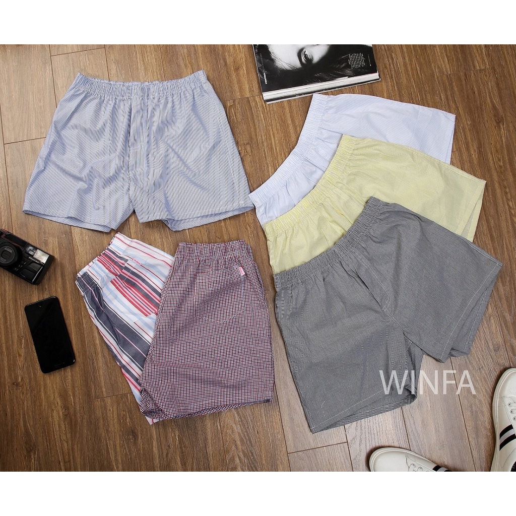 Combo 3 quần đùi nam mặc nhà, vải kate chất lượng, quần short nam mặc nhà, mặc ngủ, cotton 100% - 3 màu ngẫu nhiên.