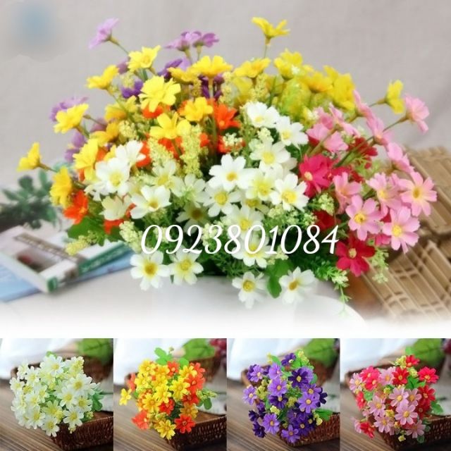 Chùm hoa cánh bướm cao 35cm- Hoa Giả