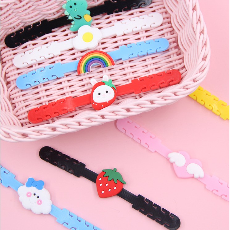 (Hàng Mới Về) Set 20 Phụ Kiện Gắn Khẩu Trang Bằng Silicon Mềm Chống Trượt Có Thể Điều Chỉnh