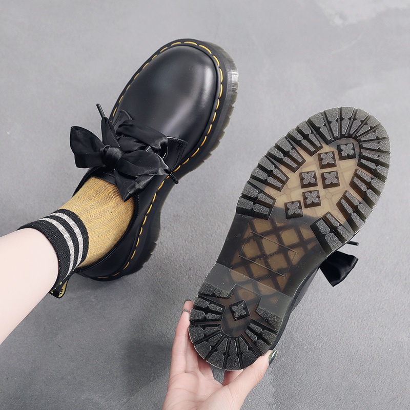 Giày Martin Da Đế Dày 2 Lỗ 1461 Thời Trang Cá Tính Cho Nam