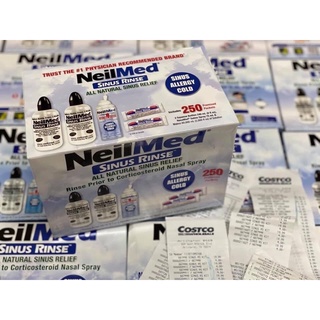 Bộ #xịt #rửa #mũi# neilmed sinus rinse 250 gói muối nhập usa 🇺🇸