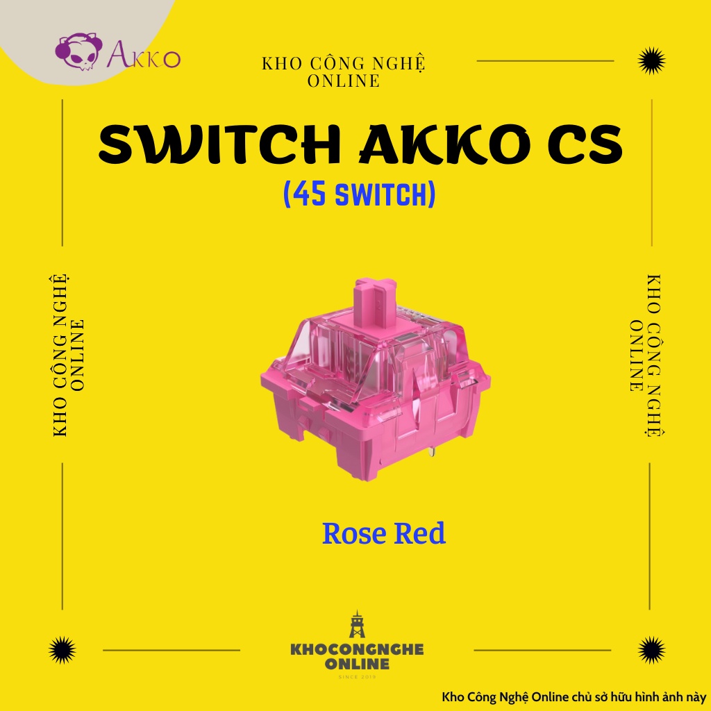 Công tắc bàn phím Switch AKKO CS dùng cho bàn phím cơ - (1 hộp 45 switch)