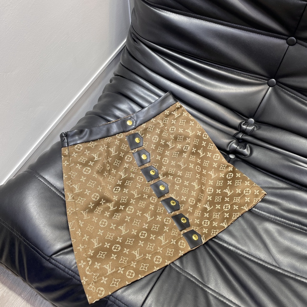 Chân váy nữ Louis Vuitton LV kiểu dáng nhẹ nhàng, cổ điển
