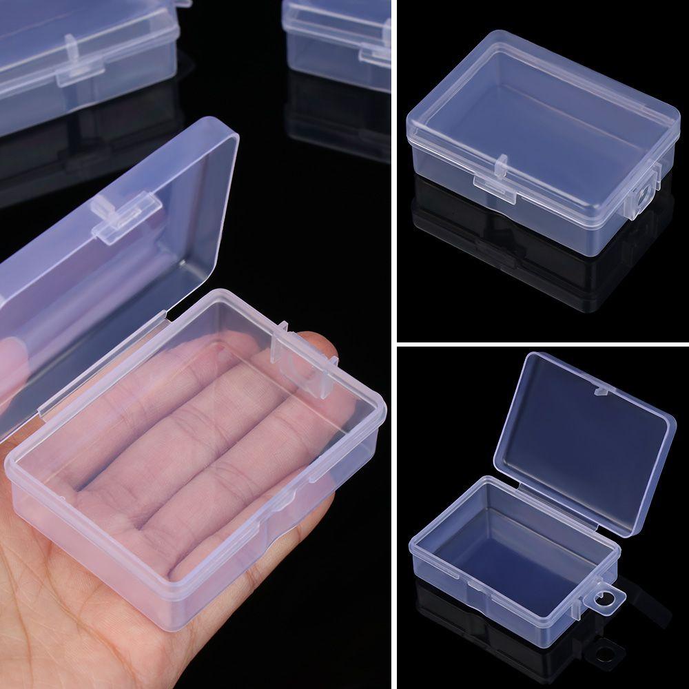 .Set 10 Hộp Nhựa Mini Trong Suốt Đựng Trang Sức