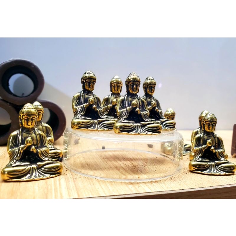 Tượng phật vàng trang trí bể thủy sinh terrarium