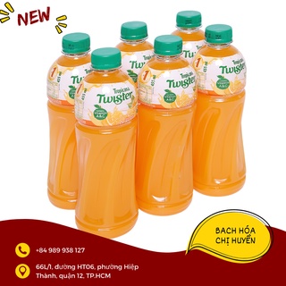 Nước cam ép Twister lốc 6 chai 455ml