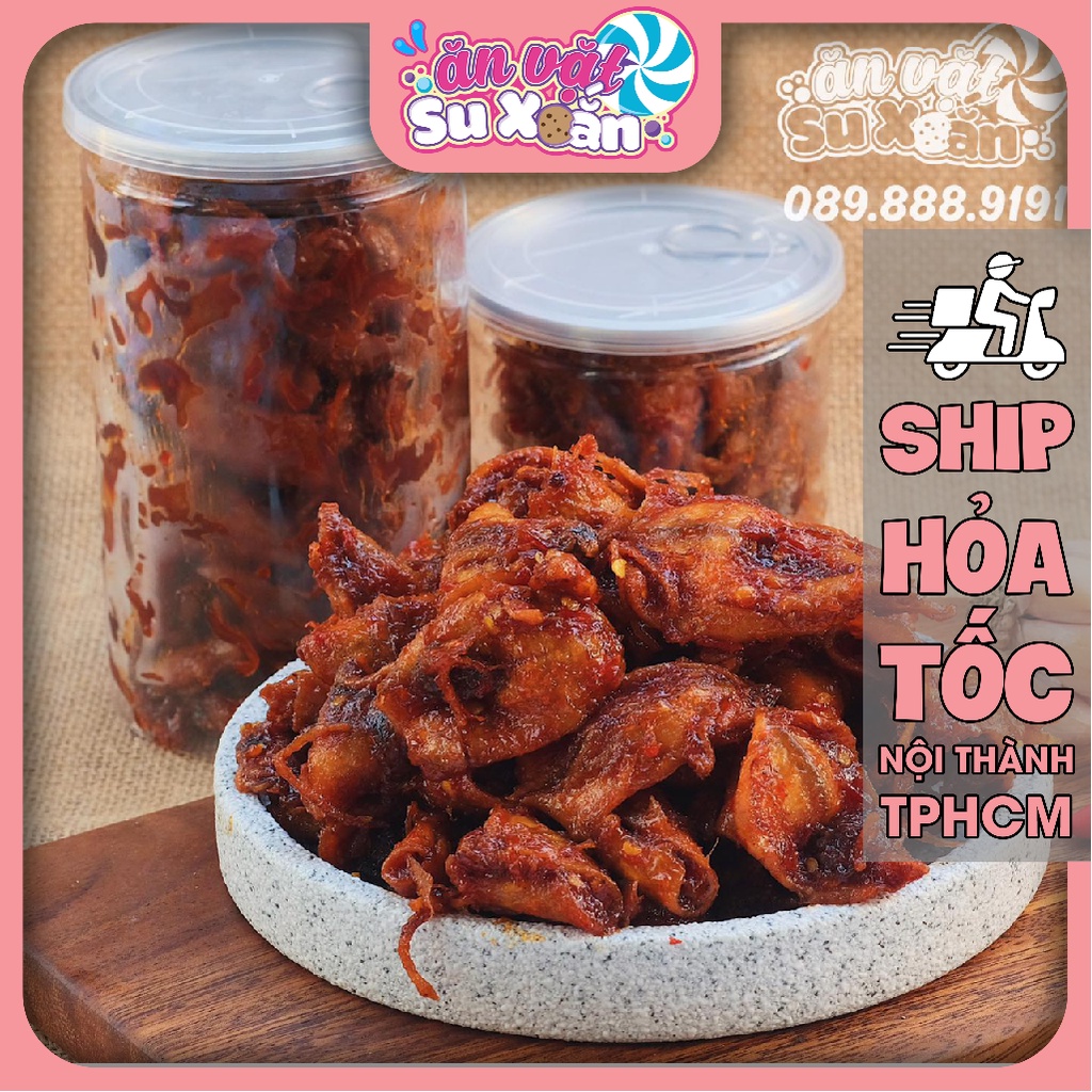 Mực rim me Ăn Vặt Su Xoắn