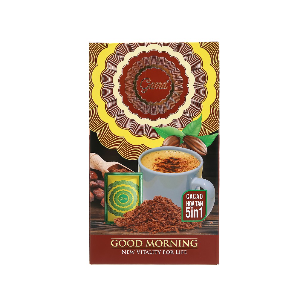 Bột ca cao 5in1 Gama hộp 324g