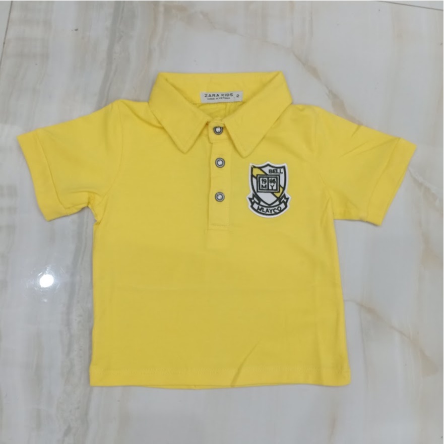 Áo Polo Bé Trai 100% COTTON Áo Thun Có Cổ Trẻ Em 1-6 Tuổi Phong Cách Trẻ Trung Hiện Đại - Happy Kids