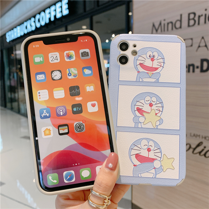 Ốp Lưng Mềm In Họa Tiết Doraemon Cho Iphone 12 Pro Max I11 X Xr 7 8 Plus | BigBuy360 - bigbuy360.vn